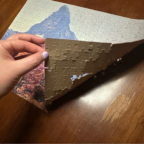 Vintage 500-Piece Matterhorn Puzzle by Blue Ribbon - Complete - Picture 5 of 5